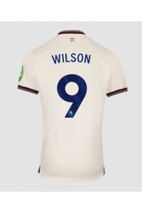 West Ham United Callum Wilson #9 Jalkapallovaatteet Vieraspaita 2025-26 Lyhythihainen